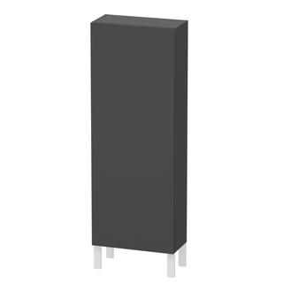Duravit Halbhochschrank L-Cube 50x24,3x132cm, Tür rechts, graphit matt