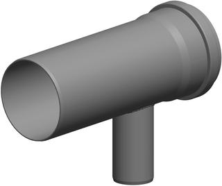 ATEC T-Stück PolyTop DN 125x60x125