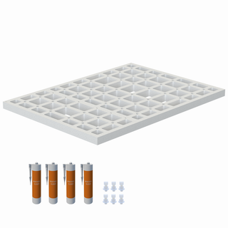Freiform-Unterbauelement MULTISTAR PLAN Kessel 1-teilig, 4 Montagekleber