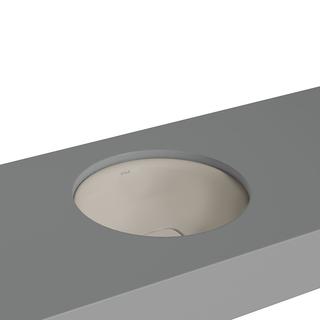 VitrA Unterbauwaschtisch New Metropole 40x40x17cm, rd, o. ÜL.Schl., taupe matt