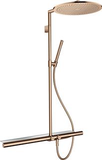 hansgrohe Showerpipe Axor m TH 800, Kopfbr. 350mm, 1j, pol. r gol