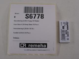 RE Feinsicherung 6,30 A at (10 St.) S6778