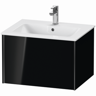 Duravit Waschtisch-Unterschrank XViu 61x48x40cm, sw hgl, 1 Ausz., wandh, sw m