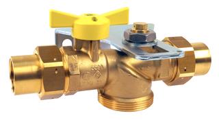 AIPS Montageset SEPP Easy I 5290103 DN 25xRp 1, f Einrohrgaszähler, Messing