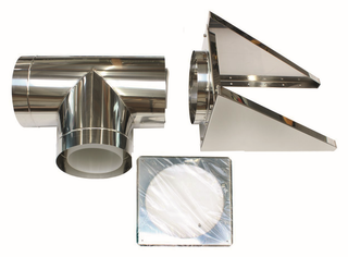 Vaillant Außenwandanschluss DN 250/350, konz., f Fass., Edelstahl/PP