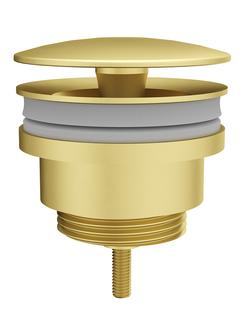 VitrA Schaftventil d= 62mm, rund, Metall, Gold gebürstet