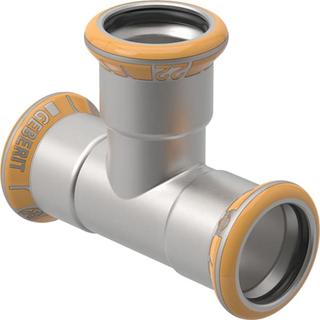 Geberit T-Stück Mapress Therm DN 80, D 88,9mm, L 26cm, 90Gr, egal