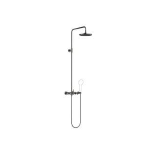 Dornbracht Duschgarnitur TARA Showerpipe m Br.-2-Hd.-M., A St.-Br. 420mm, d p ge