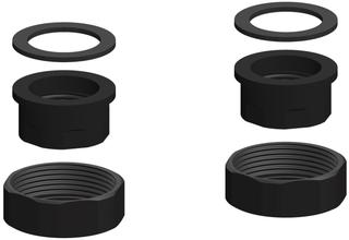 AT Verschraubungsteile-Set für Umwälzpumpe, 1 Zoll - 1 1/2 Zoll