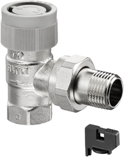 Oventrop Thermostatventil Baureihe AQ DN 10, Eck, voreinstellbar