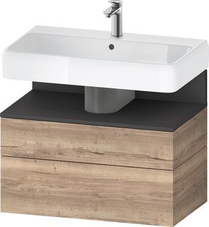 Duravit Waschtisch-Unterschrank Qatego 79x47x59cm, gra m/E ma, 1 Kast, m B