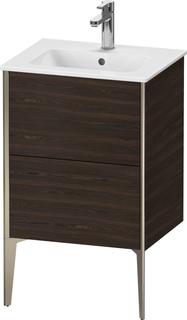 Duravit WT-Unterschrank XViu Compact 51x42x59,4cm, 2 AZ, st, C m, Nussb geb.