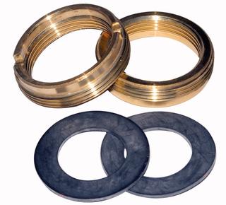 Wilo Adapter G 1 1/2xG 2, Rotguss