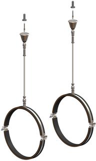 ATEC Befestigungs-Set DN 250, Decke, M8, verzinkt