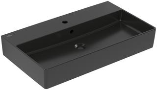 V&B Waschtisch Memento 2.0 80x47cm, Hahnl., m ÜL, ebony C-plus