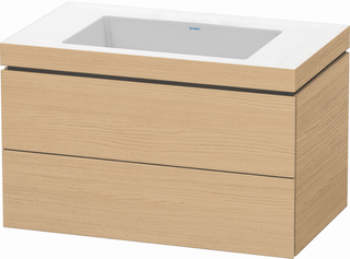 DU WTU L-Cube mit Vero Air 500x800x480mm o.HL, 2 SchKa, Eiche Natur ES Nussb