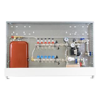 Strawa Regelstation FBR-S10-18-V-WMZ-C69 Comfort, 7 Heizkreise, 1475x760-890mm