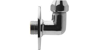 ASW Winkelverschraubung 1/2"x12mm, MS vc, m 1 Quetsche u. Ros.