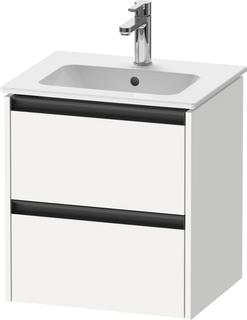 Duravit Waschtisch-Unterschrank Ketho.2 51x42x54,9cm, 2 Schub., wandh, weiß matt