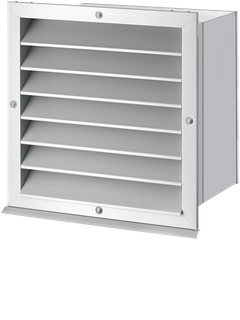 STIEBEL Wanddurchführung AWG 315 GL, RAL 9006, wärmegedämmt