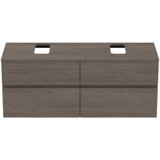IS Möbelwaschtisch-Unterschrank Finesse 140,2x50,5x55,8cm, 4 A, AS l/r, Ul dkl.