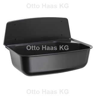 HAAS Universal-Ausgussbecken Nina 526x342x367mm, Polypropylen, schwarz
