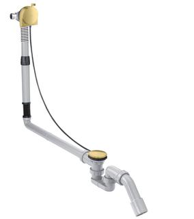 hansgrohe Komplettset Exafill S WA-Einl, Ab- u. Überlaufgarn., brush. br
