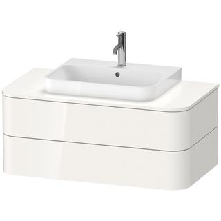 Duravit WTU o. ES Happy D.2 Plus 40,8x100x55cm, 2 SchKa., weiß Hochglanz
