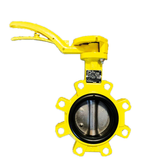 Sylax2 GAS Endflansch DN200 Gelb BGGG40 m. Edelstahlscheibe NBR HL PN6