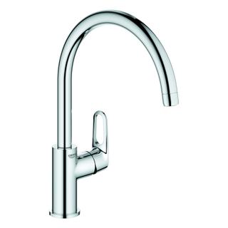 GROHE Spültisch-Einhebelmischer BauFlow 1/2", hoher Auslauf, chrom