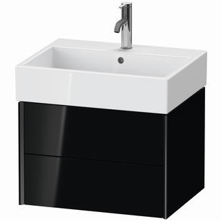 DU Waschtischunterbau wandh. XViu XV4334 Schwarz 454x584x397mm