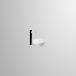 Alape SET.SB.K300.GS 0635001 Weiss, Armatur chrom