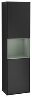 V&B Hochschrank Wandbeleuchtung Finion 41,8x151,6cm, r, Rg Ol m Lac, bla m Lac