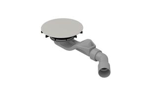 Bette Abl/ÜL-Gar. BetteAir 30-B524 für Duschfliese, silver