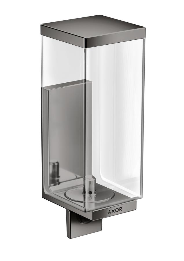 Artikelbild 1 des Artikels „hansgrohe Lotionssp Axor Uni Rectangular Glas, Wandmontage, polished black chrome polished black chrome“