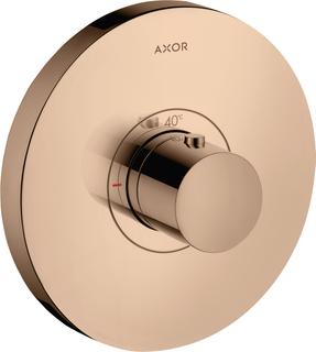 hansgrohe Fertigset ShowerSelect HF UP-Thermostat, rund, polished red gold