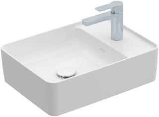 V&B Aufsatzwaschtisch Collaro 51x38cm, ohne Überlauf, weiß C-plus