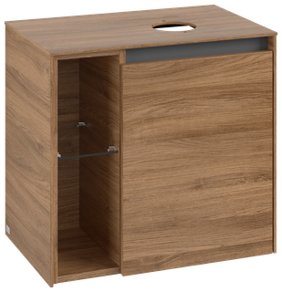V&B Waschtischunterschrank Collaro 60x54,8x38cm, WT rechts, kansas oak