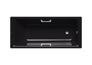 Kaldewei Badewanne PURO STAR 655 180x80cm, Antislip, schwarz