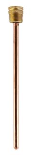 Afriso Tauchhülse Schaftl. L1 200mm, 1/2", 7x8mm, Messing