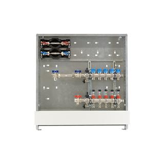 Strawa Anschluss FBH-18-H-W2-WMZ-C80 Comfort, 9 Heizkreise, 875x760-890mm
