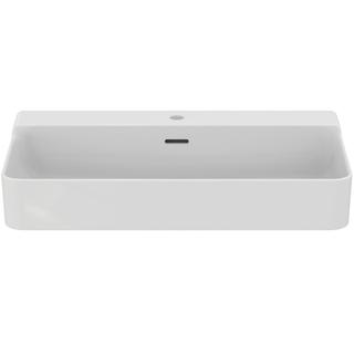 IS Waschtisch Conca 80x45x16,5cm, 1 HL, m Ü, gs, we. IP