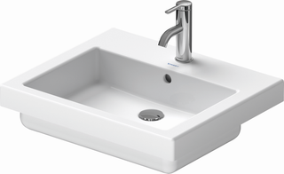 Duravit Einbau-Waschtisch Vero 55x46,5cm, we WG, EB v ob, m HL, ÜL, HLB