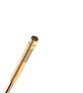 hansgrohe Stabhandbrause Axor Starck DN 15, 2jet, brushed brass