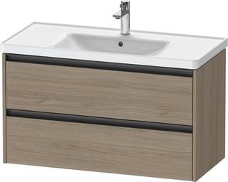 Duravit Waschtisch-Unterschrank Ketho.2 98,4x45,5cm, Ei ter, 2 Schub., wandh