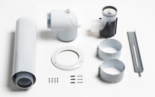 Vaillant Basis-Anschluss-Set d 80/125, konz., DN 80 im Schacht, PP