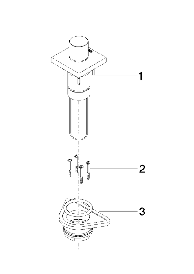 Artikelbild 2 des Artikels „DO Bedienelement für Unterputzmontage ET 04209705900 140 x 95 x 90 mm Chrom “