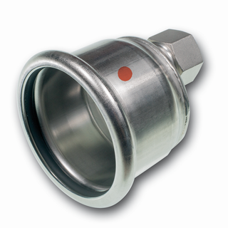 Sanha Kappe NiroTherm 91301E IG, m PA, f Entlüft., 108mmx3/4"