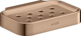 hansgrohe Seifensch. Axor Uni. Circular 127x90mm, Wandmontage, polished red gold