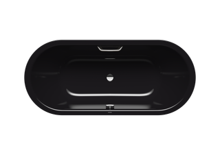 Kaldewei Badewanne CLASSIC DUO oval 111 180x80cm, Griffloch, schwarz